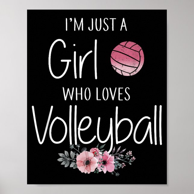 Affiche Chemise De Volley Pour Filles Ados Mignonnes (Devant)