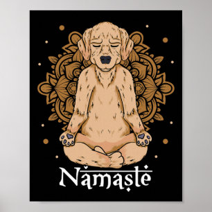 Affiche Chemise de yoga pour chien Drôle d'amoureux de chi