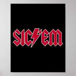 Affiche Chemise d'esprit de football au lycée Sicem Go Daw