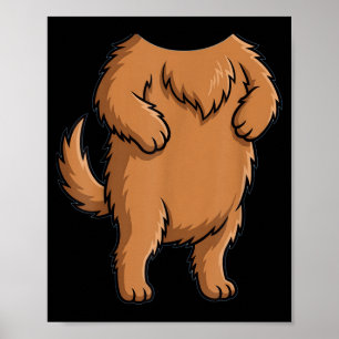 Affiche Chemise drôle de chien mignon Costume pour corps H