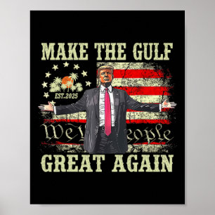 Affiche Chemise drôle de Trump Faire du Golfe Grande à nou