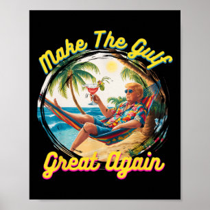 Affiche Chemise drôle de Trump Faire le Golfe Grand Trump