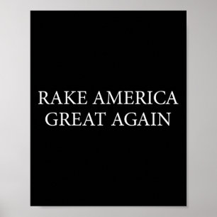 Affiche Chemise drôle de Trump Rake America Great Again Ja