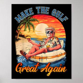 Affiche Chemise drôle de Trump Rendre le Golfe grand Trump