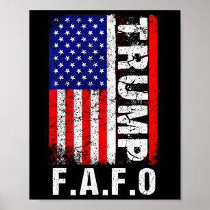 Affiche Chemise drôle Fafo Trump Président 47 Trump Fafo A