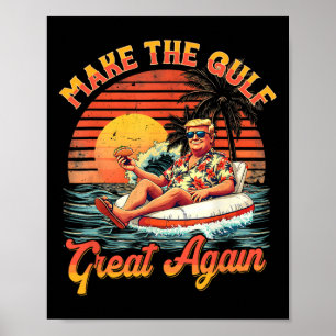 Affiche Chemise drôle Trump Faire le Golfe Grand Trump Mer