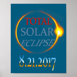 Affiche Chemise Éclipse Solaire Totale 2017