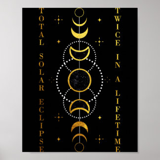 Affiche Chemise Éclipse Solaire Totale Deux Fois Dans Une