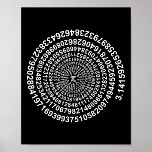 Affiche Chemise en maths Spiral Pi