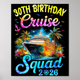 Affiche Chemise Équipage Croisière 30e Anniversaire
