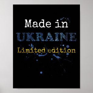 Affiche Chemise Fabriquée En Ukraine Édition Limitée - Vin