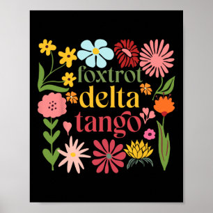 Affiche Chemise Fleurie Subtile Résister Trump Fleur Foxtr