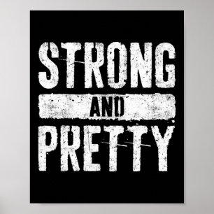 Affiche Chemise Forte Et Jolie Hommes Femmes Strongman Gym
