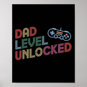 Affiche Chemise Gamer Daddy Nouveau Papa Drôle Gamer Papa