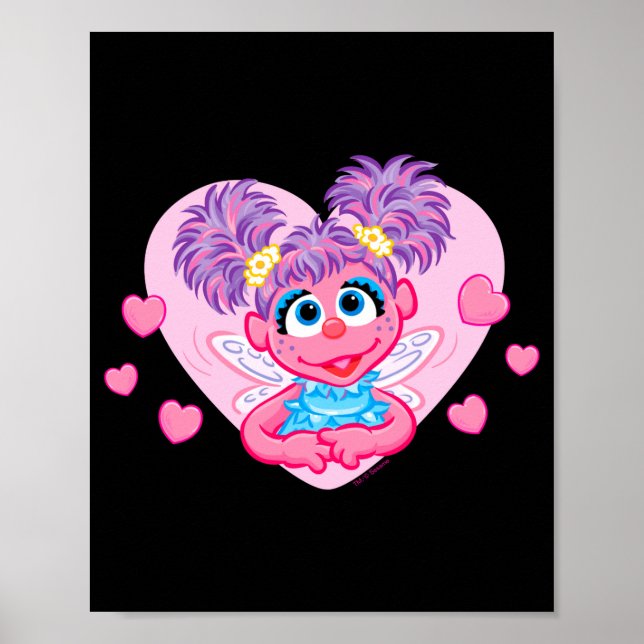 Affiche Chemise graphique Abby Cadabby Saint Valentin Cœur (Devant)