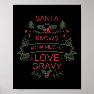 Affiche Chemise Gravy Humour Noël 2025 Pour Père Noël Comf