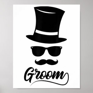 Affiche Chemise Groom Drôle Blanc Pour Hommes Casquette Et