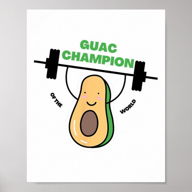 Affiche Chemise Guacamole Drôle Pour Les Champions De Fête (Devant)