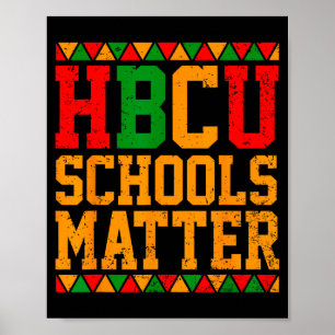 Affiche Chemise Hbcu École Chose Historiquement Noire