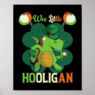 Affiche Chemise Jour de la Saint Patrick Wee Little Hoolig