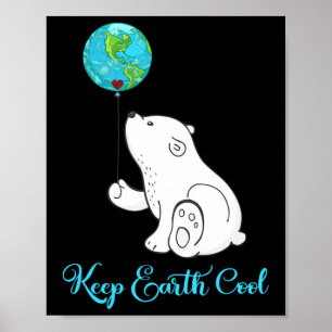 Affiche Chemise Jour des terres Ours Polaire Cadeau quotid