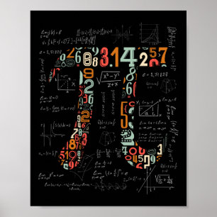 Affiche Chemise Jour Pi Numéros Pi Enseignant Math 3.14 Ca