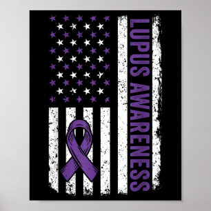 Affiche Chemise Lupus Nous Portons Violet Pour Lupus Awa