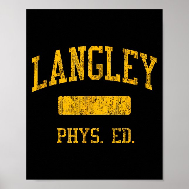 Affiche Chemise Lycée Langley Hs Mclean (Devant)