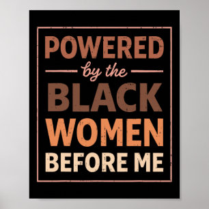 Affiche Chemise Mois de l'histoire des Noirs Femmes Afro F