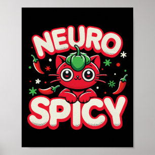 Affiche Chemise Neurospicy - Autisme Neurodivergent Adhd A