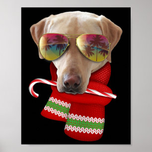 Affiche Chemise Noël en Juillet Lunettes de soleil Lab jau