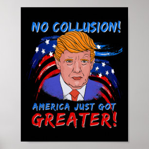 Affiche Chemise Pas de Collusion Trump