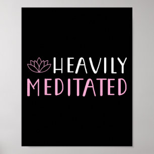 Affiche Chemise pour amateurs de yoga profondément médité