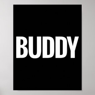 Affiche Chemise qui dit ami - Un design qui dit ami
