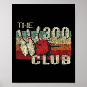 Affiche Chemise Rétro Vintage 300 Club T Shirt - Parfaite