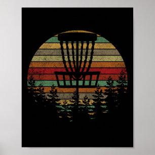 Affiche Chemise rétro vintage de golf à disque Frolf disqu