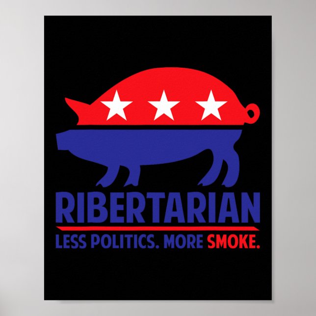 Affiche Chemise Ribertarienne BBQ Et Grill  (Devant)