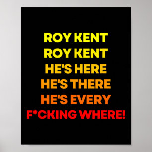 Affiche Chemise Roy Kent, il est partout