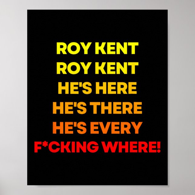 Affiche Chemise Roy Kent, il est partout  (Devant)