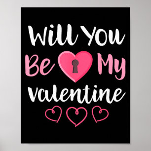 Affiche Chemise Saint-Valentin Êtes-vous ma Saint-Valentin