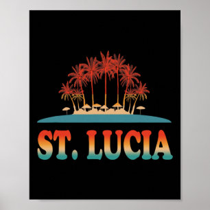 Affiche Chemise Sainte-Lucie Sainte-Lucie Chemise Caraïbes
