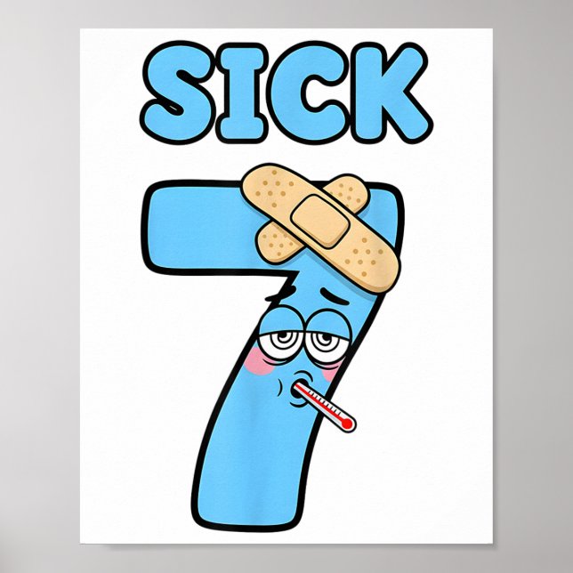 Affiche Chemise Sick Seven Meme 67 Six Seven Blague _1 (Devant)