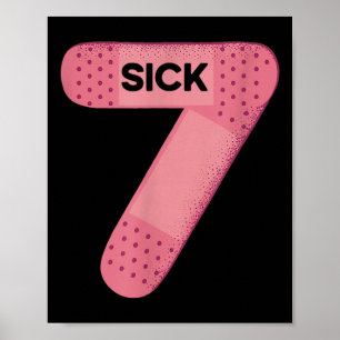 Affiche Chemise Sick Seven Meme Six Sept Blague Drôle