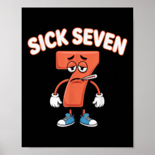 Affiche Chemise Sick Seven Meme Six Seven Blague Drôle _2