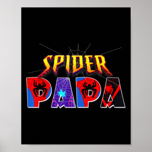 Affiche Chemise Spider Papa Anniversaire Fête des Pères Ha