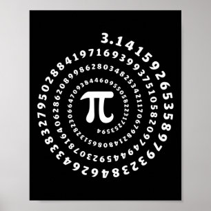 Affiche Chemise Spirale Pi Jour Math Lover