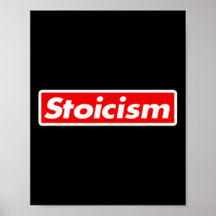 Affiche Chemise stoïque _ Logo stoïciste _ Chemise philoso
