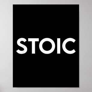 Affiche Chemise Stoïque, Philosophie De Stoïsme Chemise Po