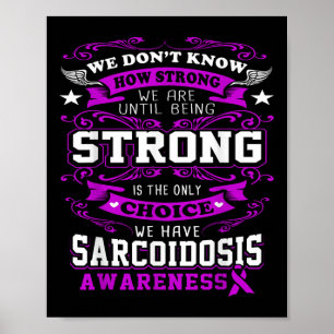 Affiche Chemise T De Sensibilisation À La Sarcoïdose Pour 