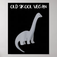 Chemise T Vegan Drôle Avec Image Dinosaure